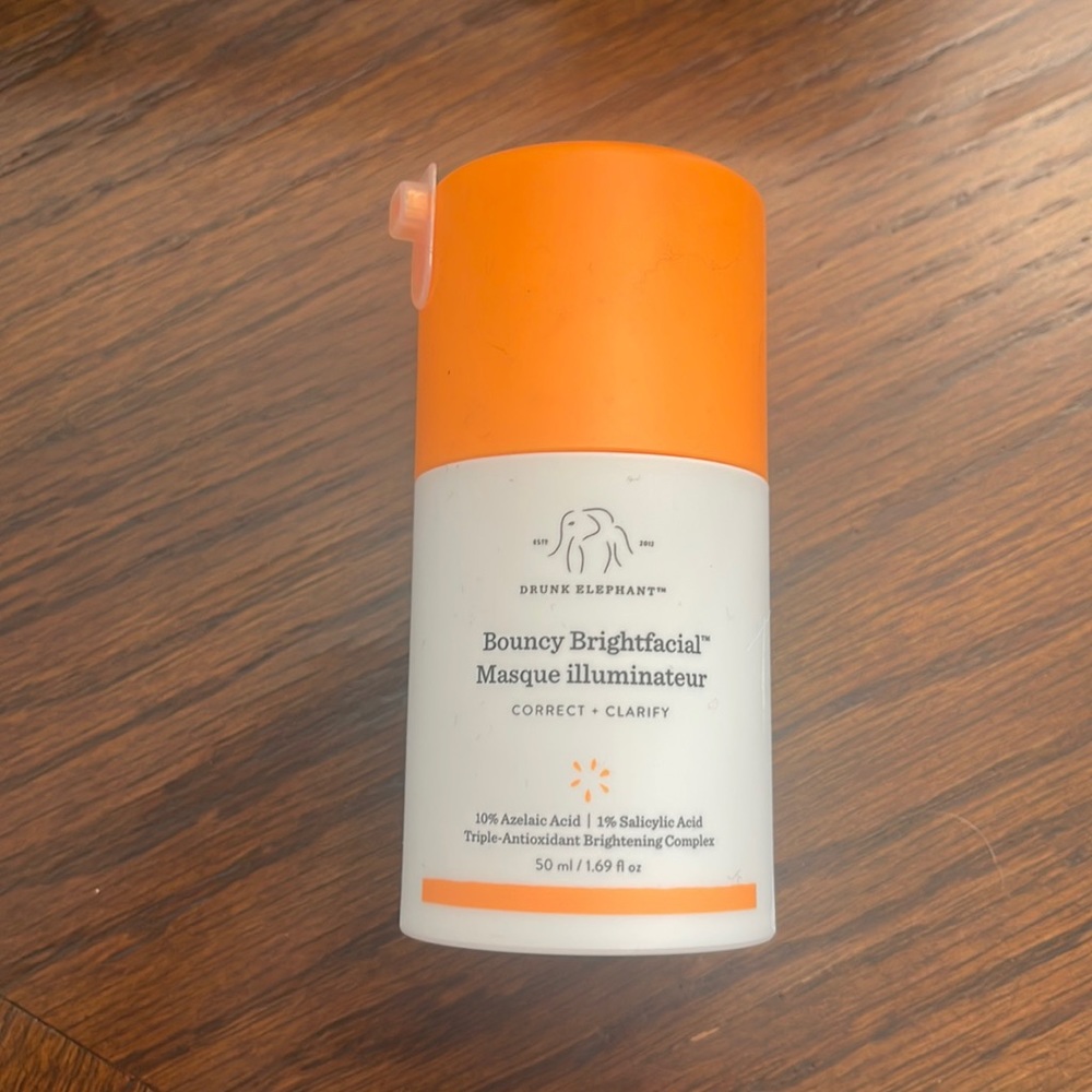 Drunk elephant bouncy brightfacial masque illuminateur